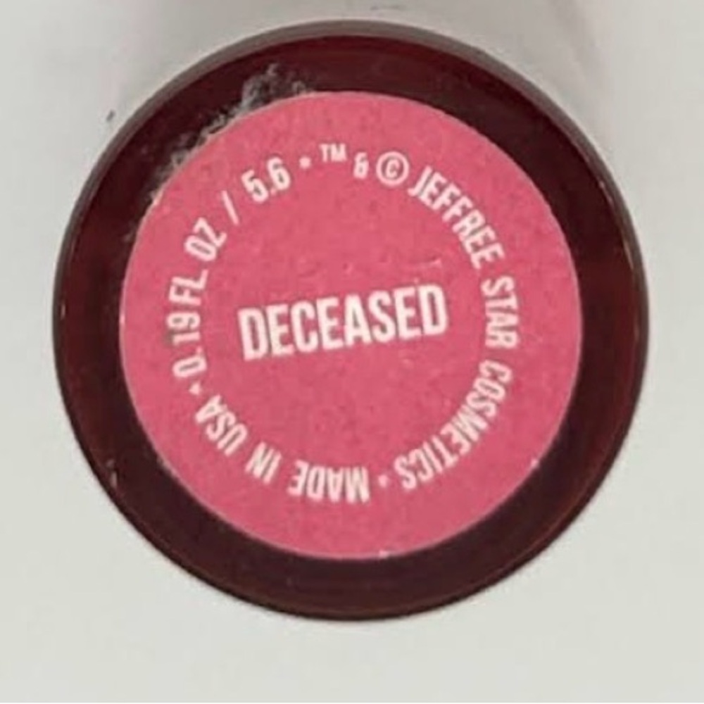Jeffree Star DECEASED VelOUR LIQUID LIPPY MAUVE - Picture 5 of 5